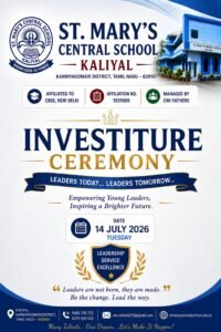 Read more about the article INVESTITURE CEREMONY 2026-2027